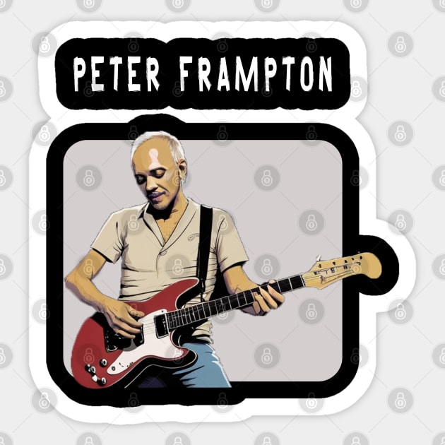 Peter Frampton Sticker by Moulezitouna